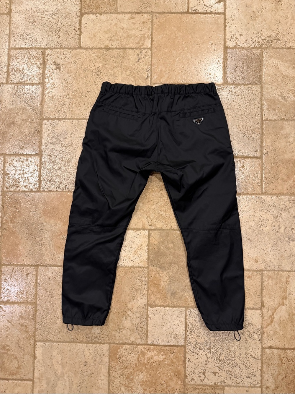 Prada Nylon Black Track Trousers Jogger Pants
